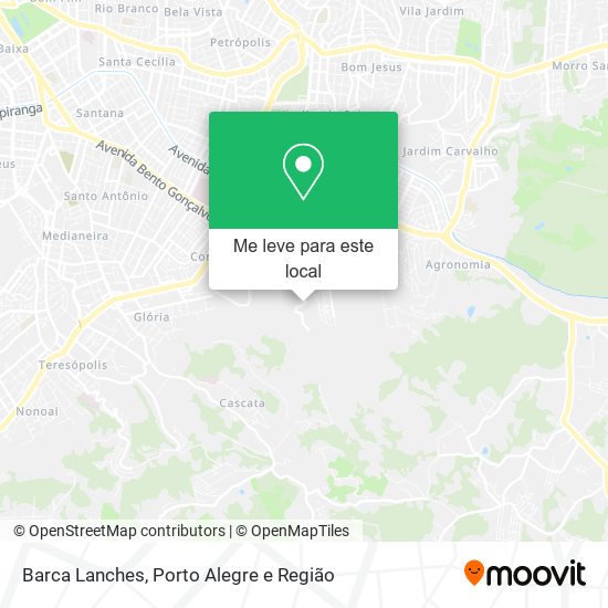 Barca Lanches mapa