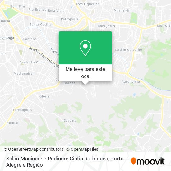 Salão Manicure e Pedicure Cintia Rodrigues mapa