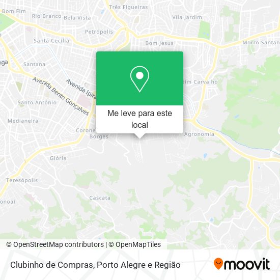 Clubinho de Compras mapa