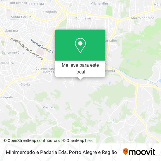 Minimercado e Padaria Eds mapa