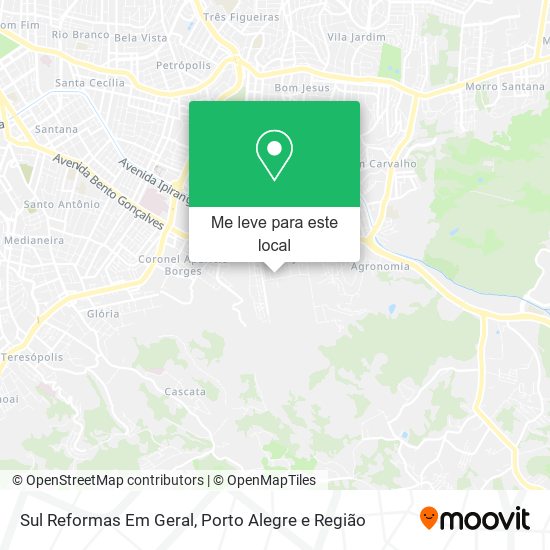 Sul Reformas Em Geral mapa