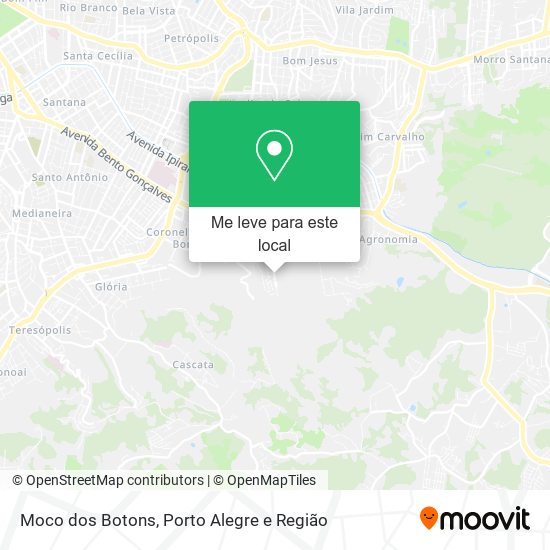 Moco dos Botons mapa