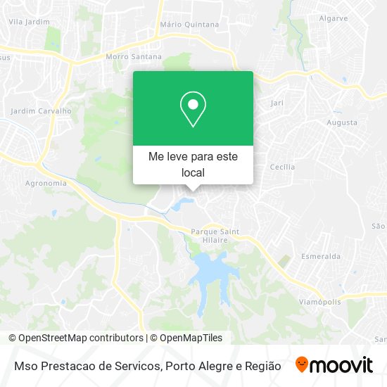 Mso Prestacao de Servicos mapa