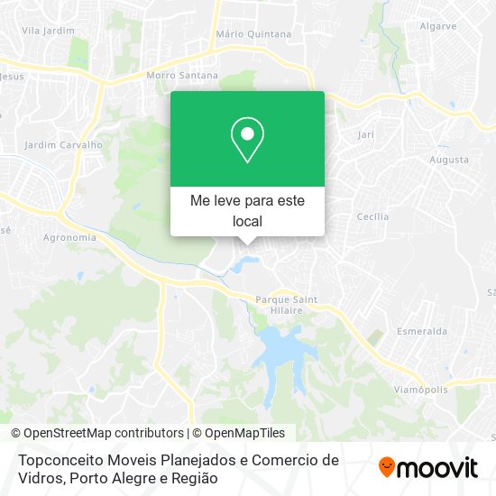 Topconceito Moveis Planejados e Comercio de Vidros mapa