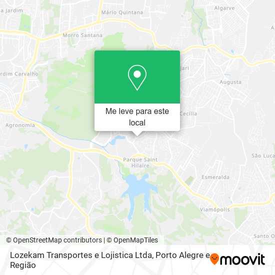 Lozekam Transportes e Lojistica Ltda mapa