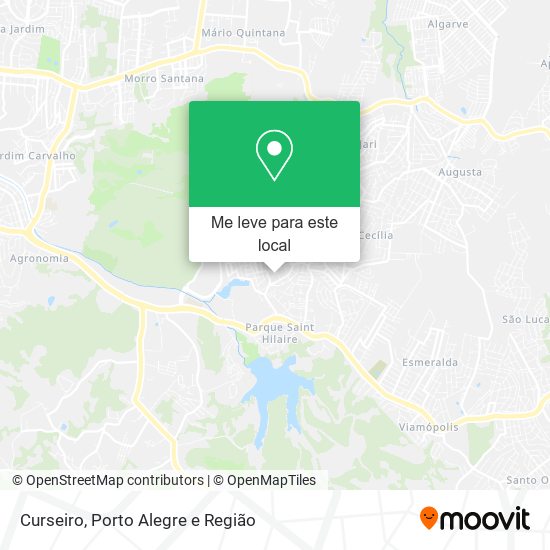 Curseiro mapa
