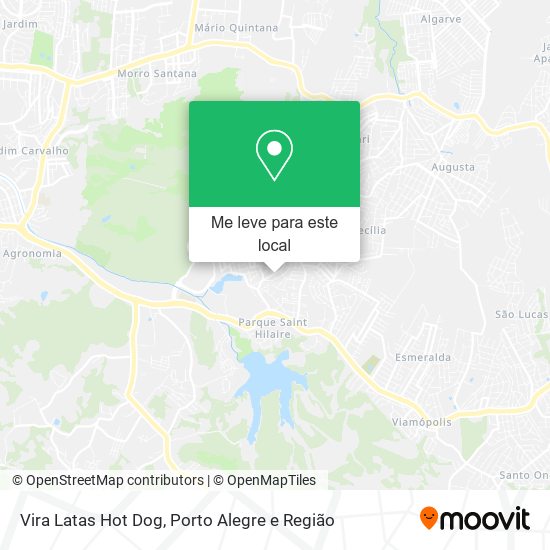 Vira Latas Hot Dog mapa