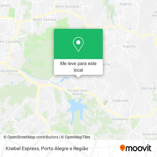 Knebel Express mapa