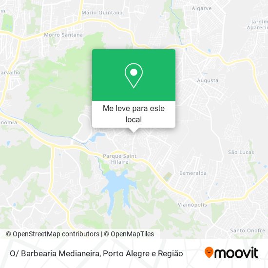 O/ Barbearia Medianeira mapa