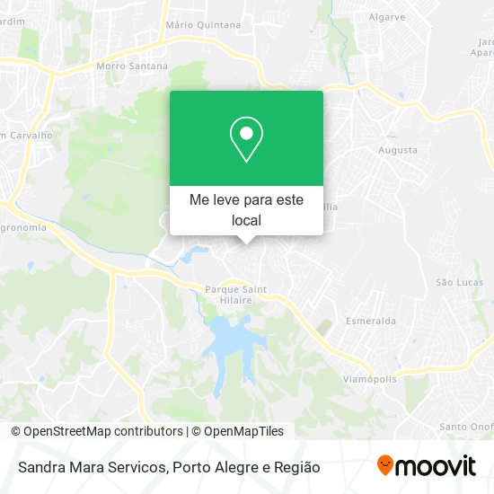 Sandra Mara Servicos mapa