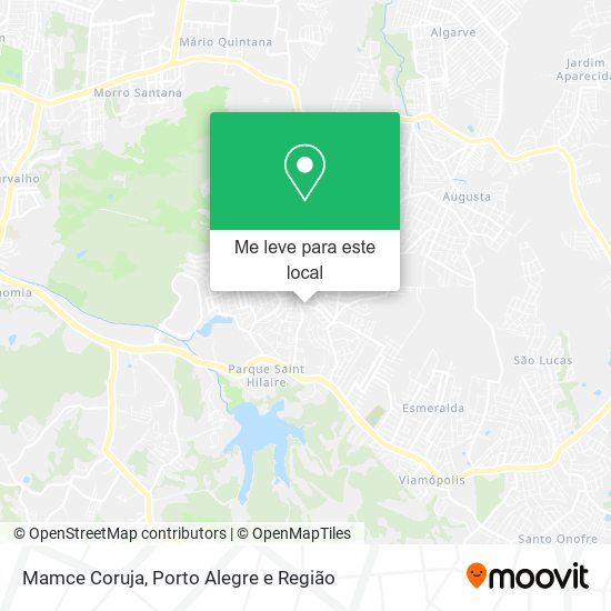 Mamce Coruja mapa