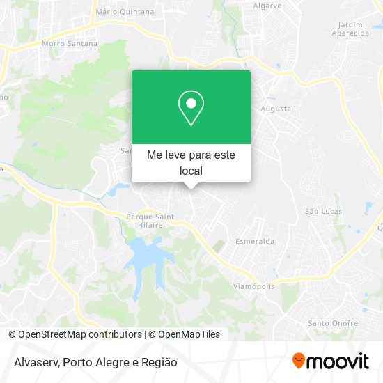 Alvaserv mapa