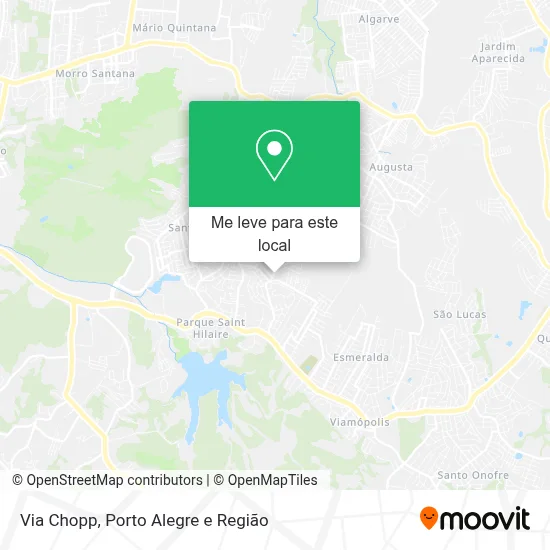 Via Chopp mapa