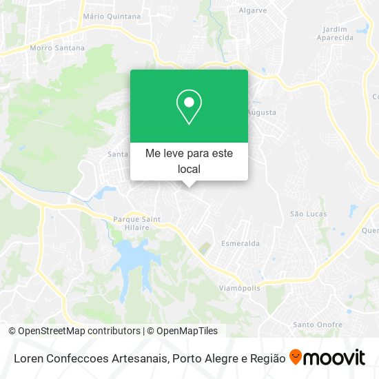 Loren Confeccoes Artesanais mapa