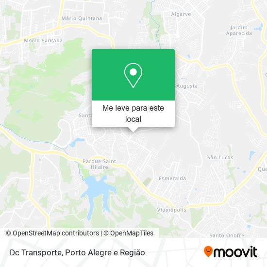 Dc Transporte mapa