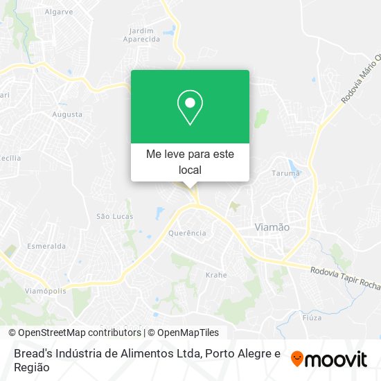 Bread's Indústria de Alimentos Ltda mapa