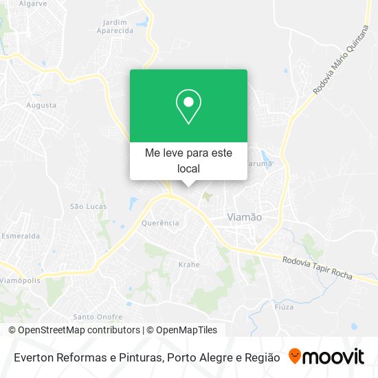 Everton Reformas e Pinturas mapa
