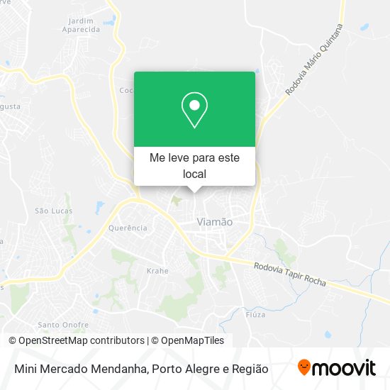 Mini Mercado Mendanha mapa