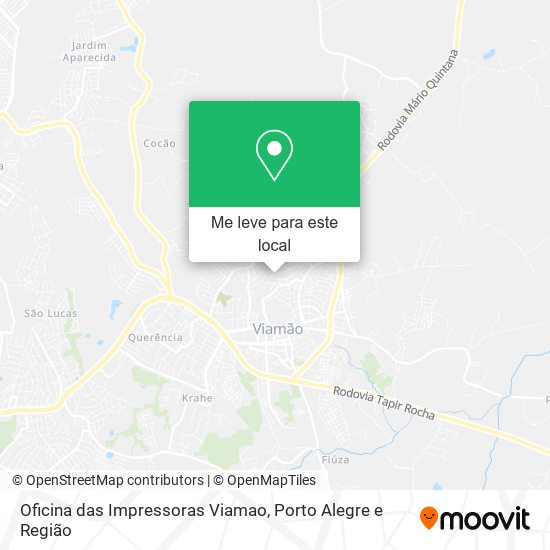 Oficina das Impressoras Viamao mapa