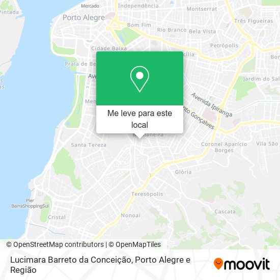 Lucimara Barreto da Conceição mapa