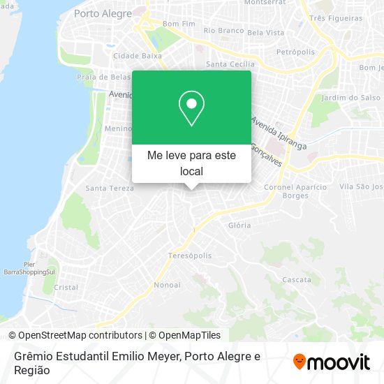 Grêmio Estudantil Emilio Meyer mapa