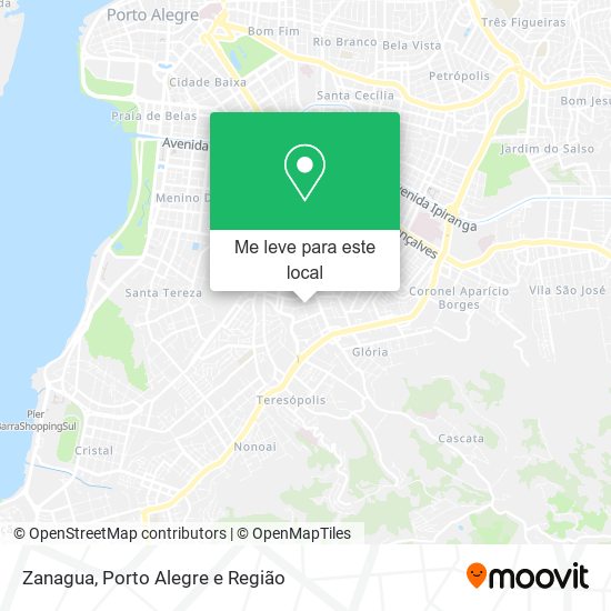Zanagua mapa