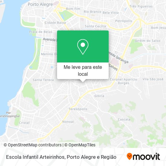 Escola Infantil Arteirinhos mapa