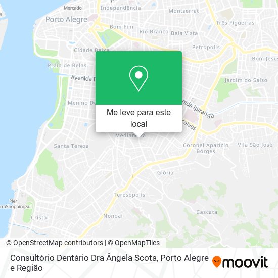 Consultório Dentário Dra Ângela Scota mapa