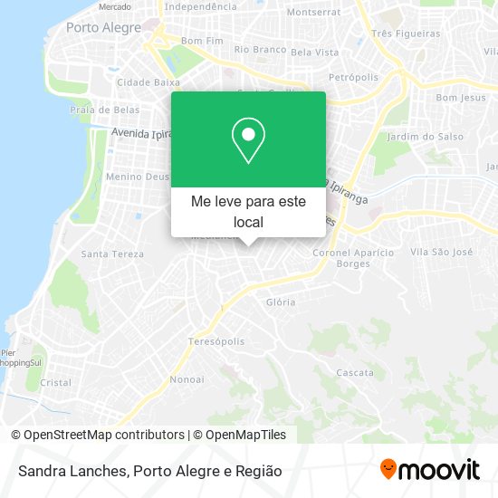 Sandra Lanches mapa