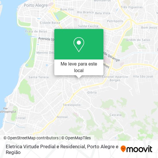 Eletrica Virtude Predial e Residencial mapa