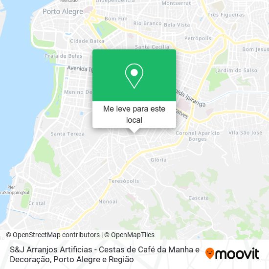 S&J Arranjos Artificias - Cestas de Café da Manha e Decoração mapa