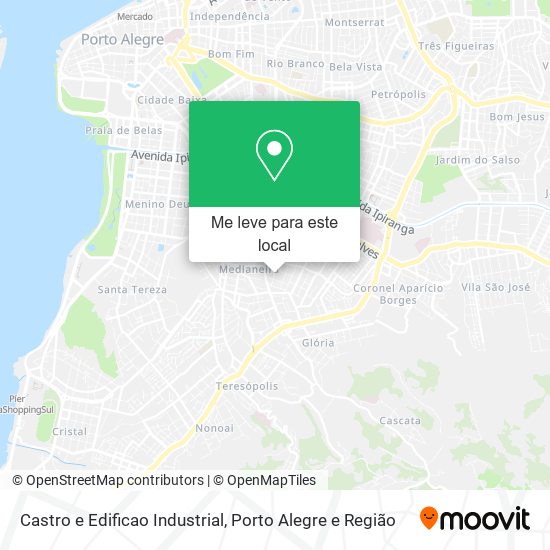 Castro e Edificao Industrial mapa