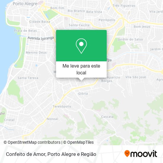 Confeito de Amor mapa