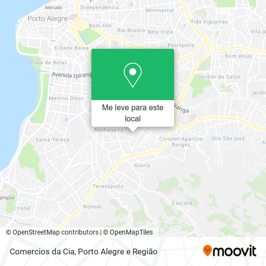 Comercios da Cia mapa