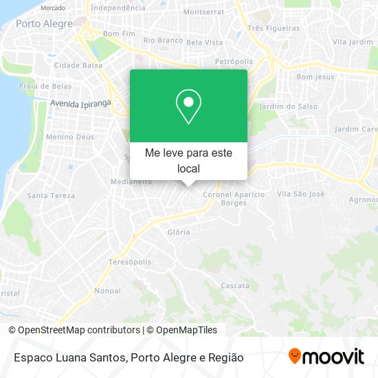 Espaco Luana Santos mapa