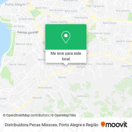 Distribuidora Pecas Missoes mapa
