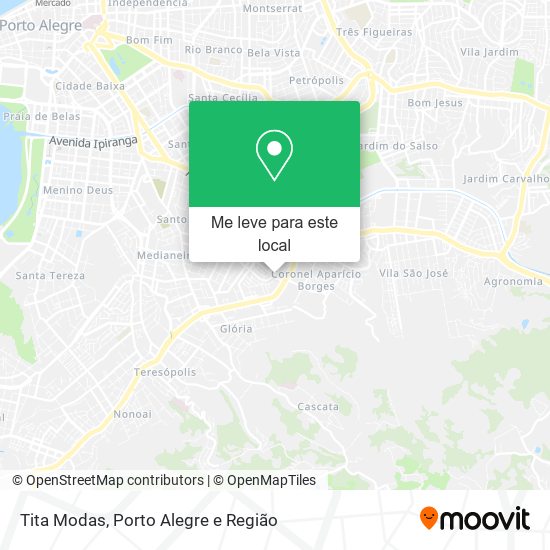 Tita Modas mapa