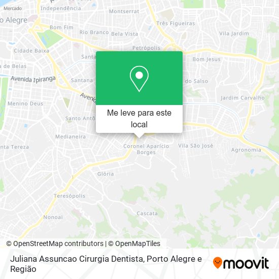 Juliana Assuncao Cirurgia Dentista mapa