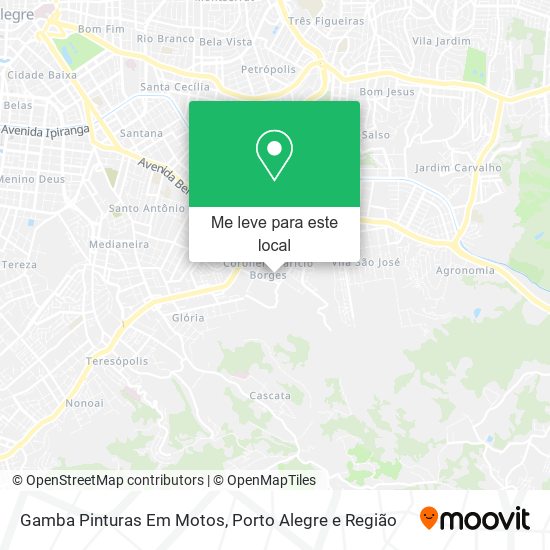 Gamba Pinturas Em Motos mapa