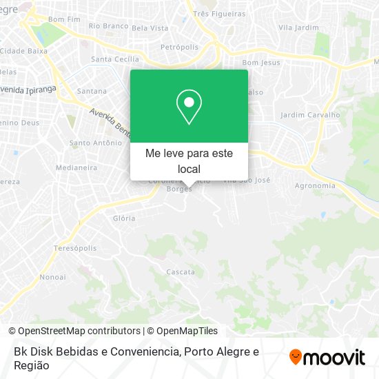 Bk Disk Bebidas e Conveniencia mapa