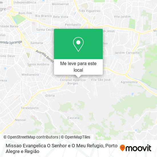 Missao Evangelica O Senhor e O Meu Refugio mapa