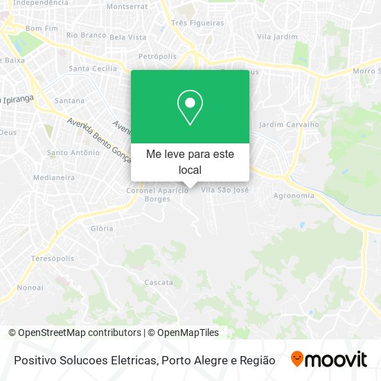 Positivo Solucoes Eletricas mapa