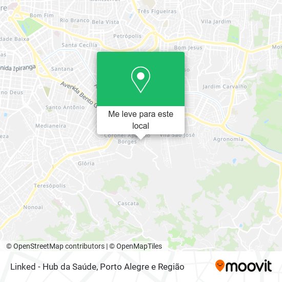 Linked - Hub da Saúde mapa