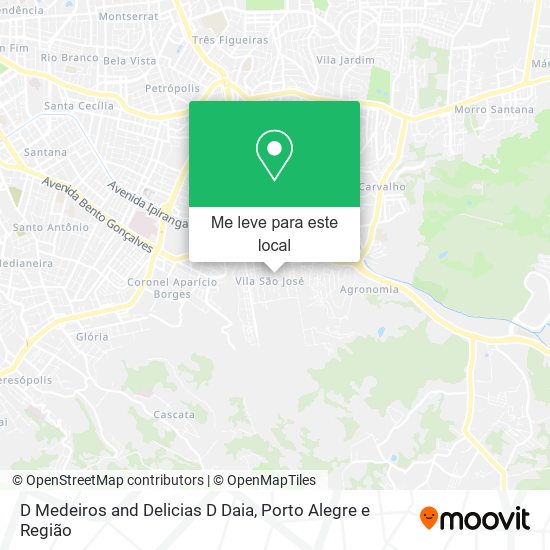 D Medeiros and Delicias D Daia mapa