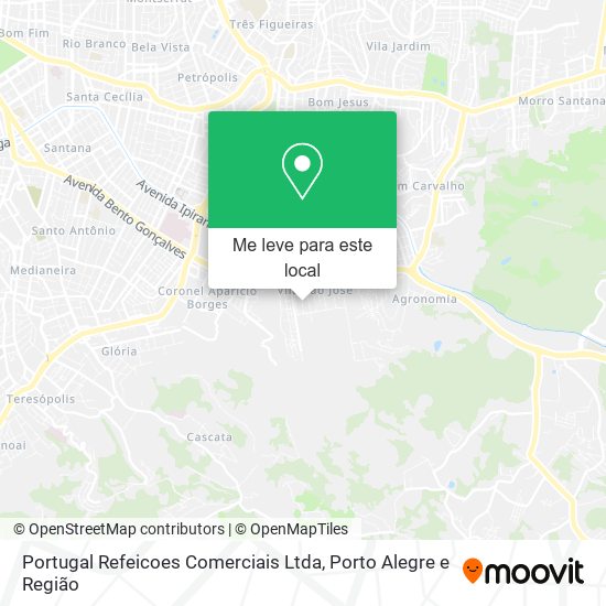 Portugal Refeicoes Comerciais Ltda mapa