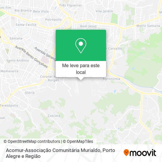 Acomur-Associação Comunitária Murialdo mapa