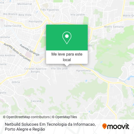 Netbuild Solucoes Em Tecnologia da Informacao mapa