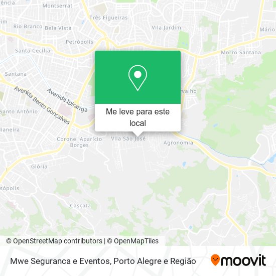 Mwe Seguranca e Eventos mapa