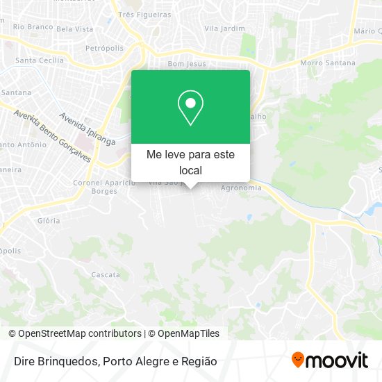 Dire Brinquedos mapa