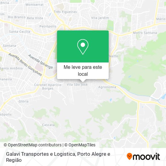 Galavi Transportes e Logistica mapa